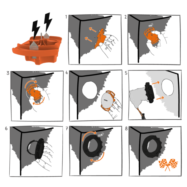 Secret Jardin CF7D INSTRUCTIONS
