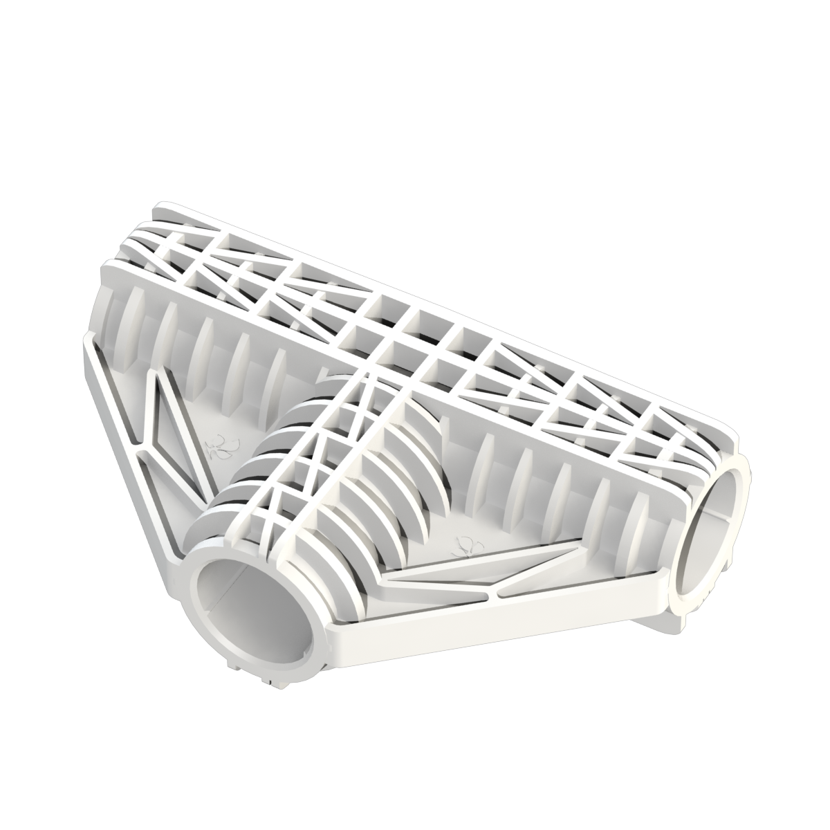 Coin Ø25mm 3 Axes Forme T